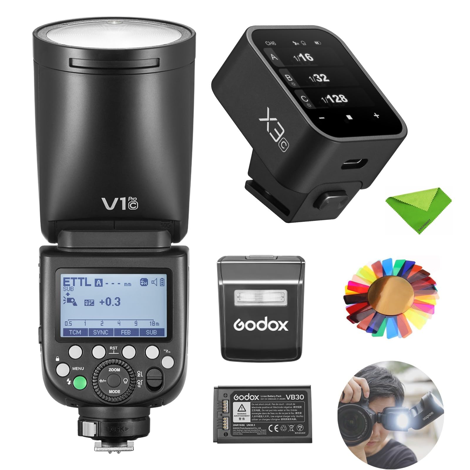 V1 cフラッシュユニット canon Amazon.com : Godox V1-C V1C Round Head Flash for Canon